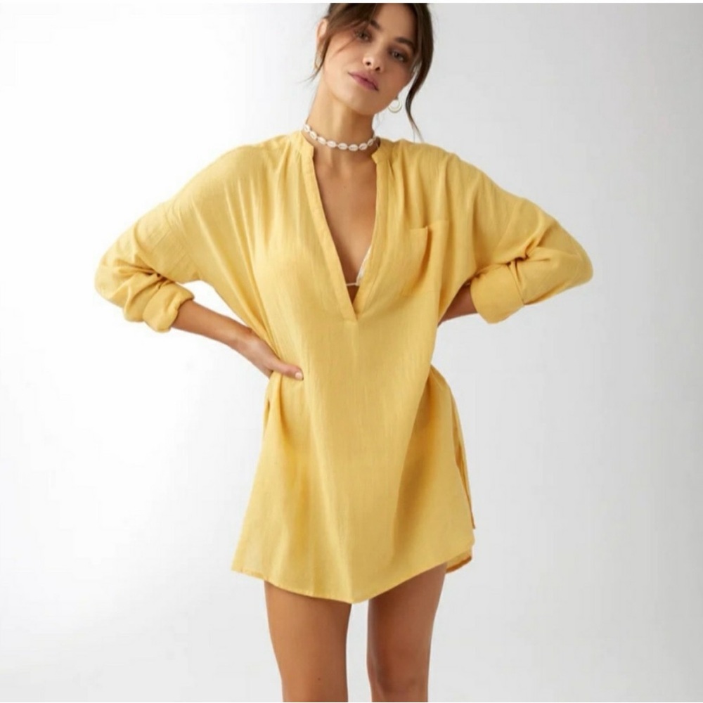 O’Neill Belizin Yellow Cover-Up | Size M | NWT - Picture 2 of 16